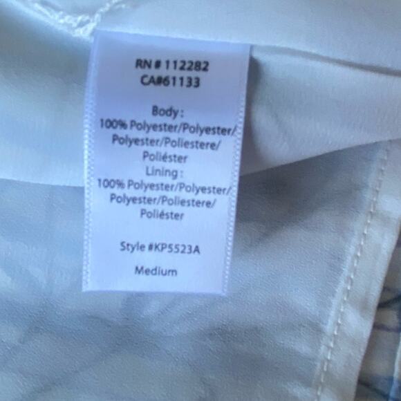 Anthropologie Greylin Wide Leg Pants Lined Stripes Floral Style KP5523A Size Med - Picture 15 of 15